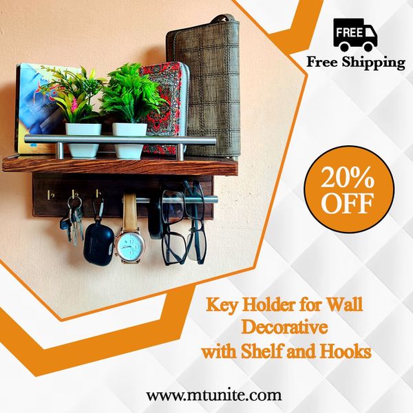 Multipurpose Design Wooden Key Holder I Home Decoration Items I Wall Decoration Items For Shop Wall Hanging For Keys