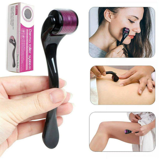 Skin Therapy Derma Roller With 540 Micro Needle Roller For Men And Women | Derma Roller 540 Titanium Needle